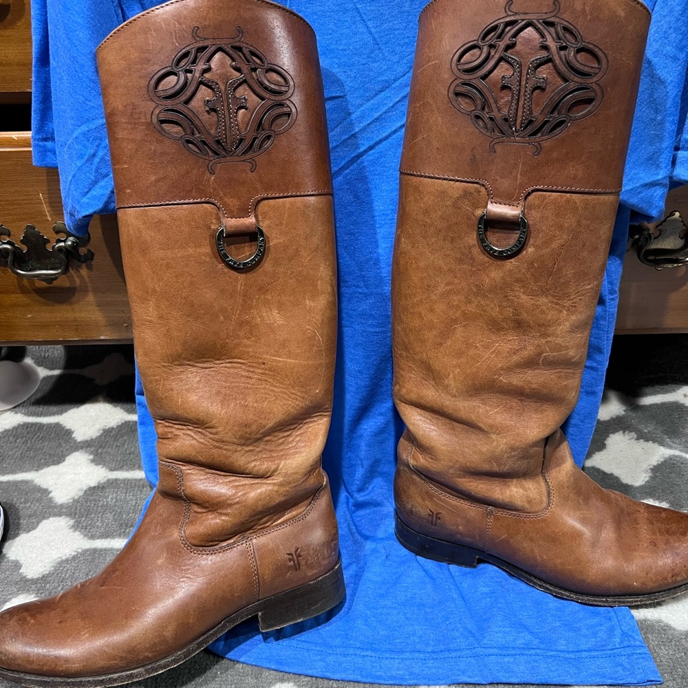 Extremely gorgeous frye horseback riding boots